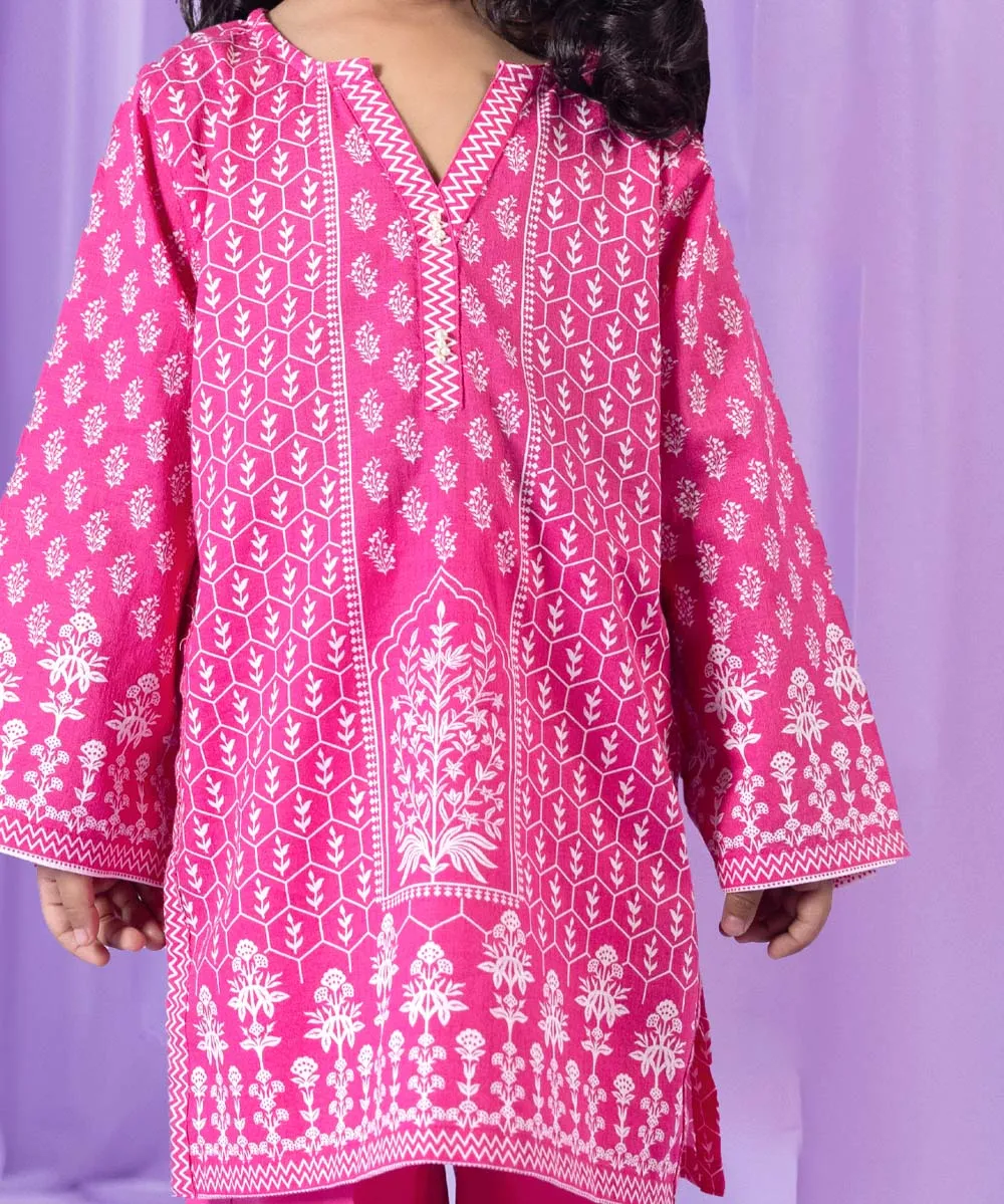 2 Piece - Embroidered Dobby Suit