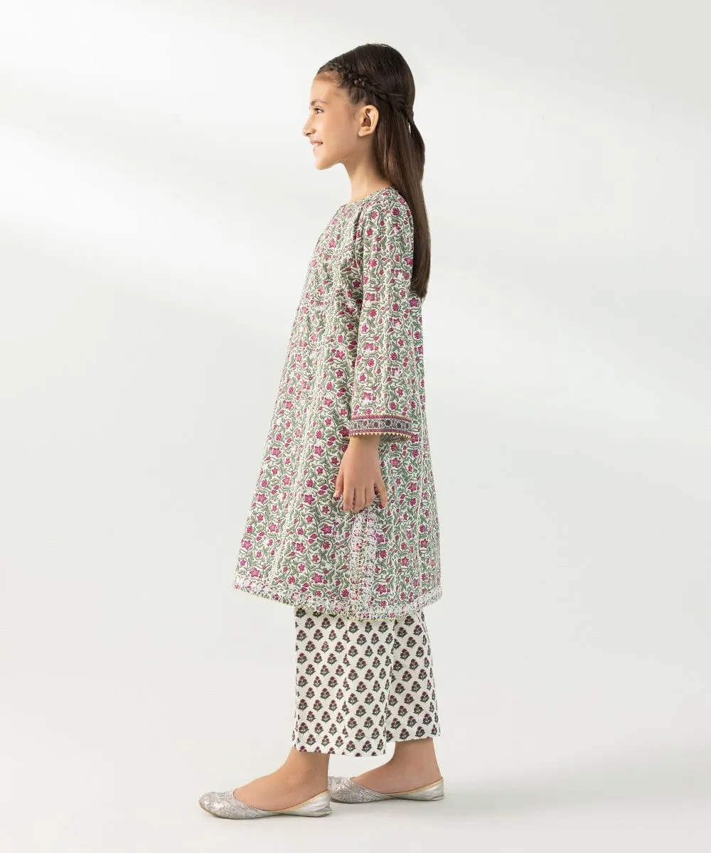 2 Piece - Embroidered Lawn Suit