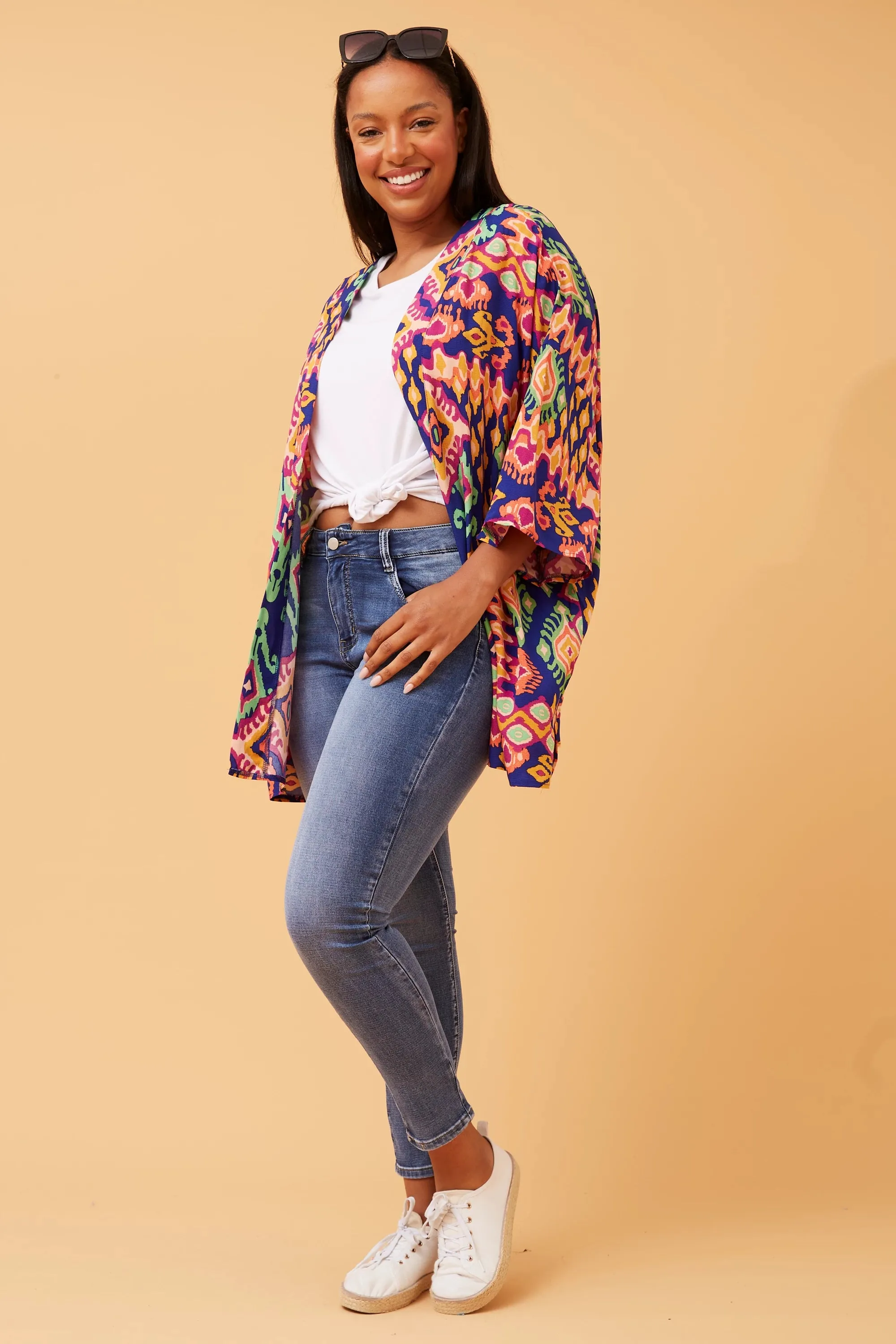 3/4slv. kimono (c518174)