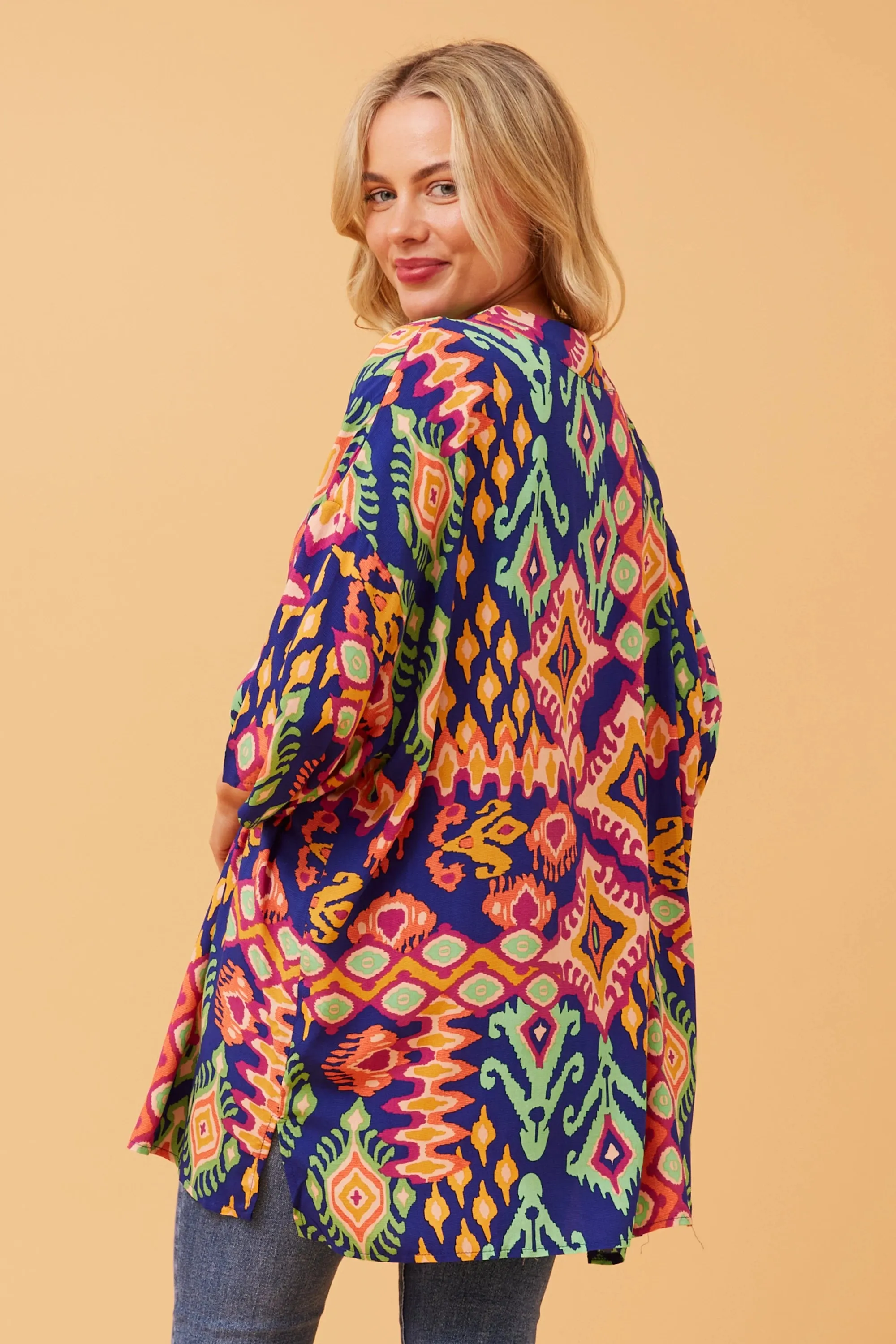 3/4slv. kimono (c518174)