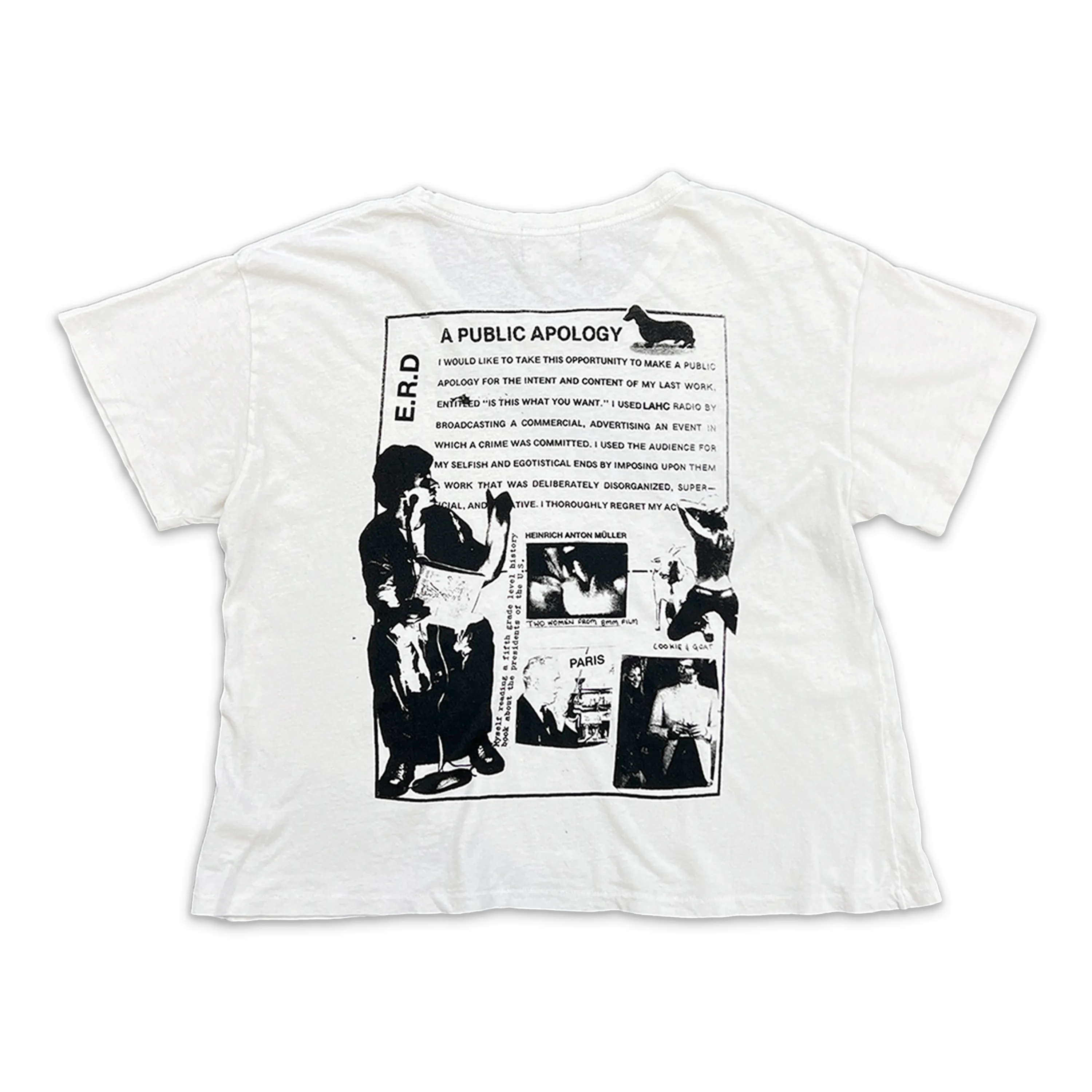 A Public Apology Tee "White"