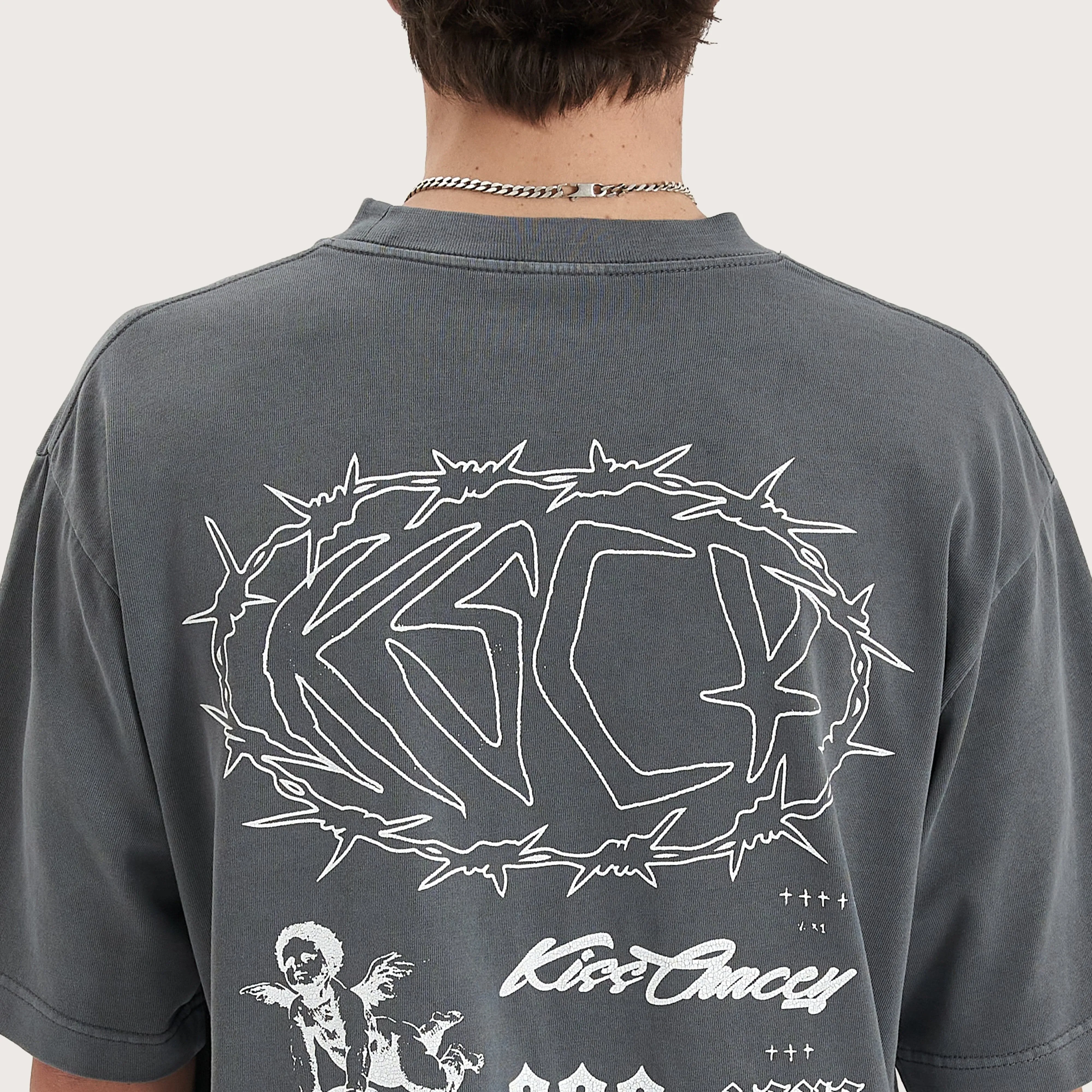 Adrift Oversized Tee Pigment Charcoal