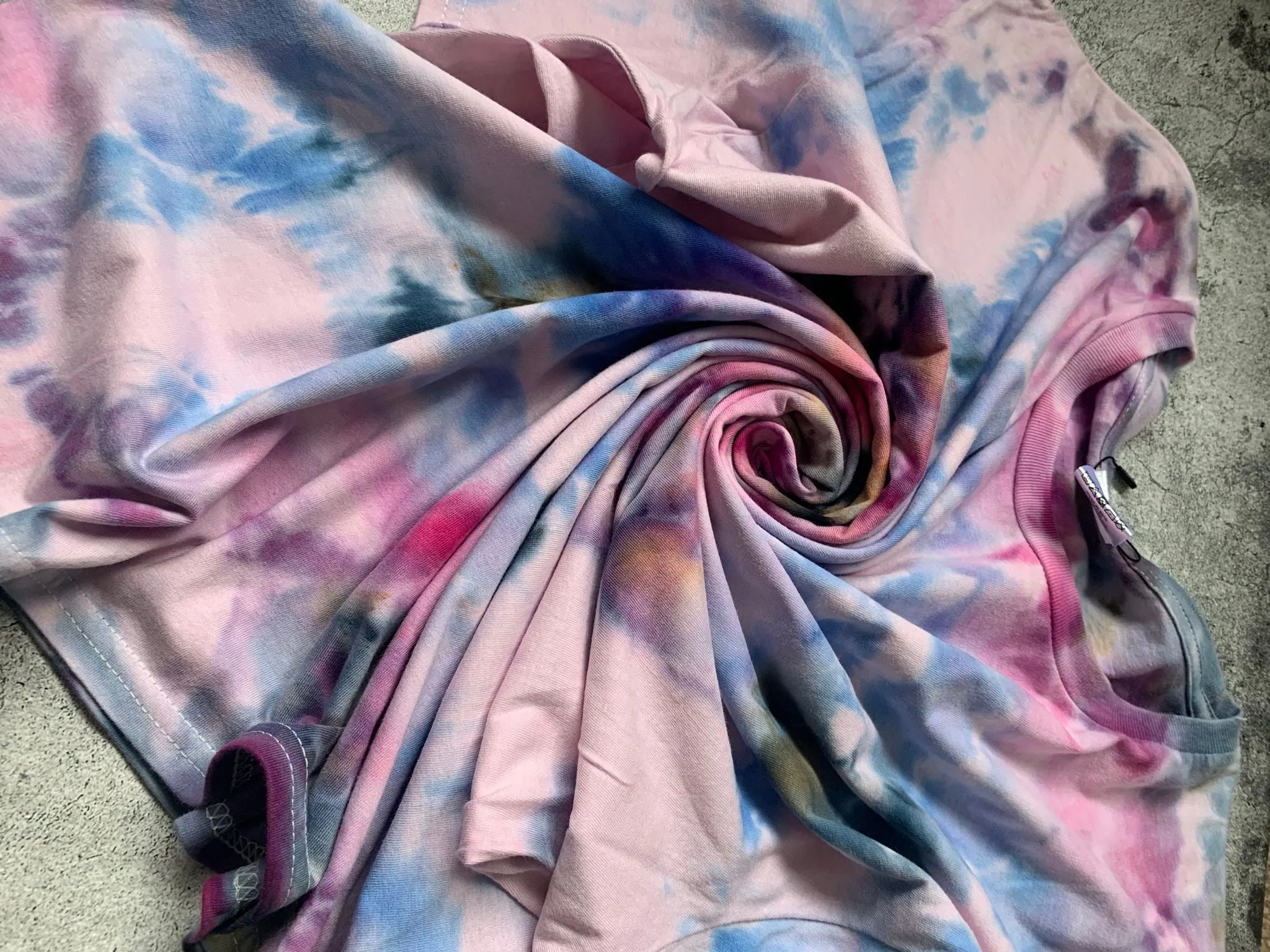 Adults Unisex Ice Dyed Tee - 2XL