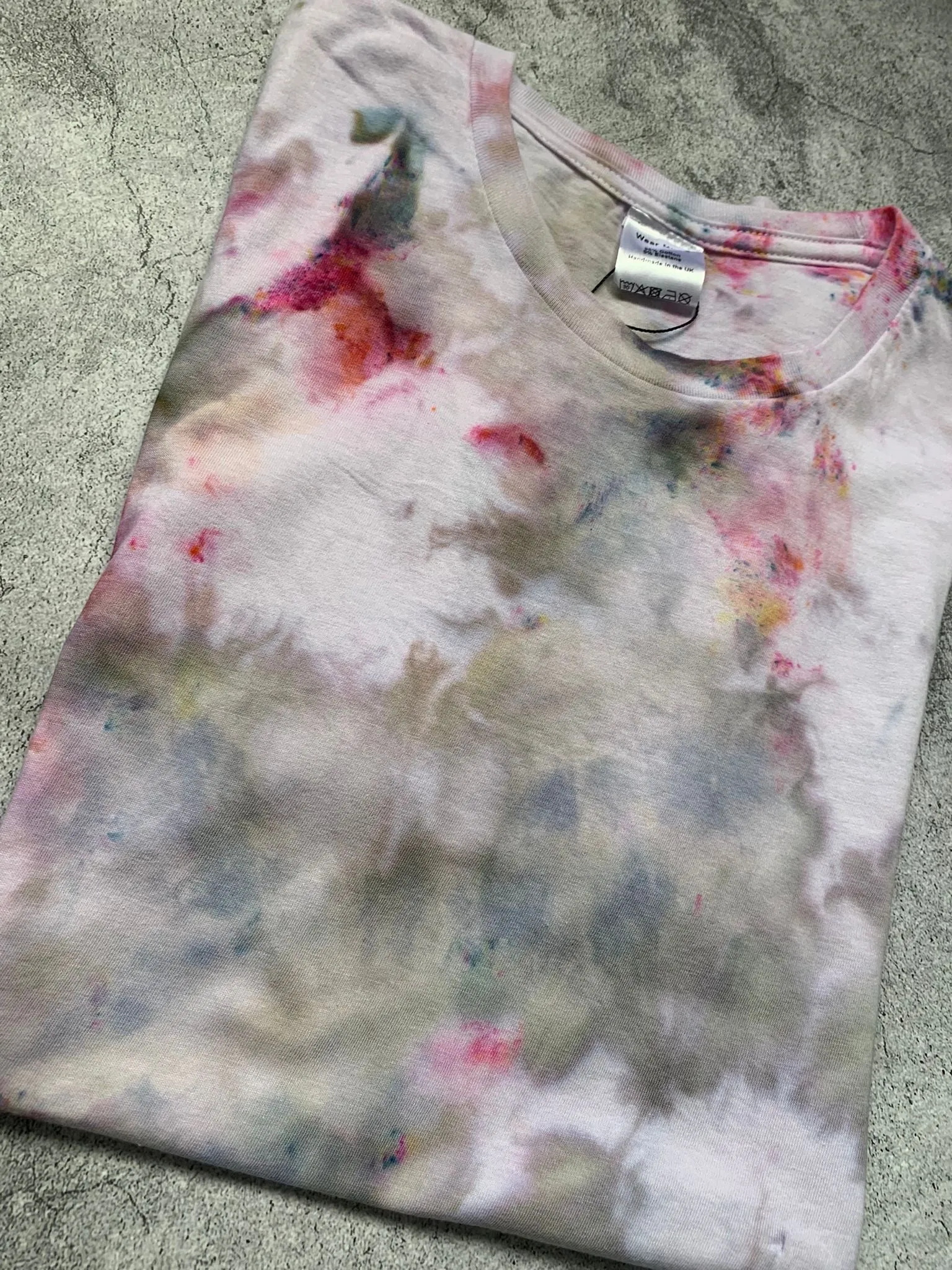 Adults Unisex Ice Dyed Tee - XS