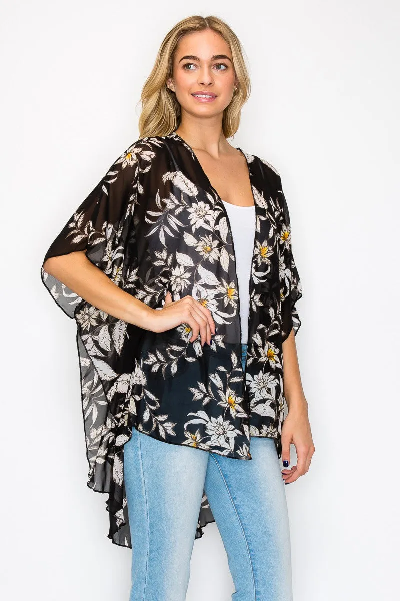 ANNIMAL PRINTED KIMONO CASUAL CARDIGAN