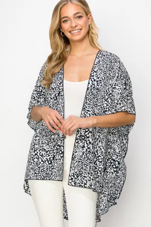 ANNIMAL PRINTED KIMONO CASUAL CARDIGAN