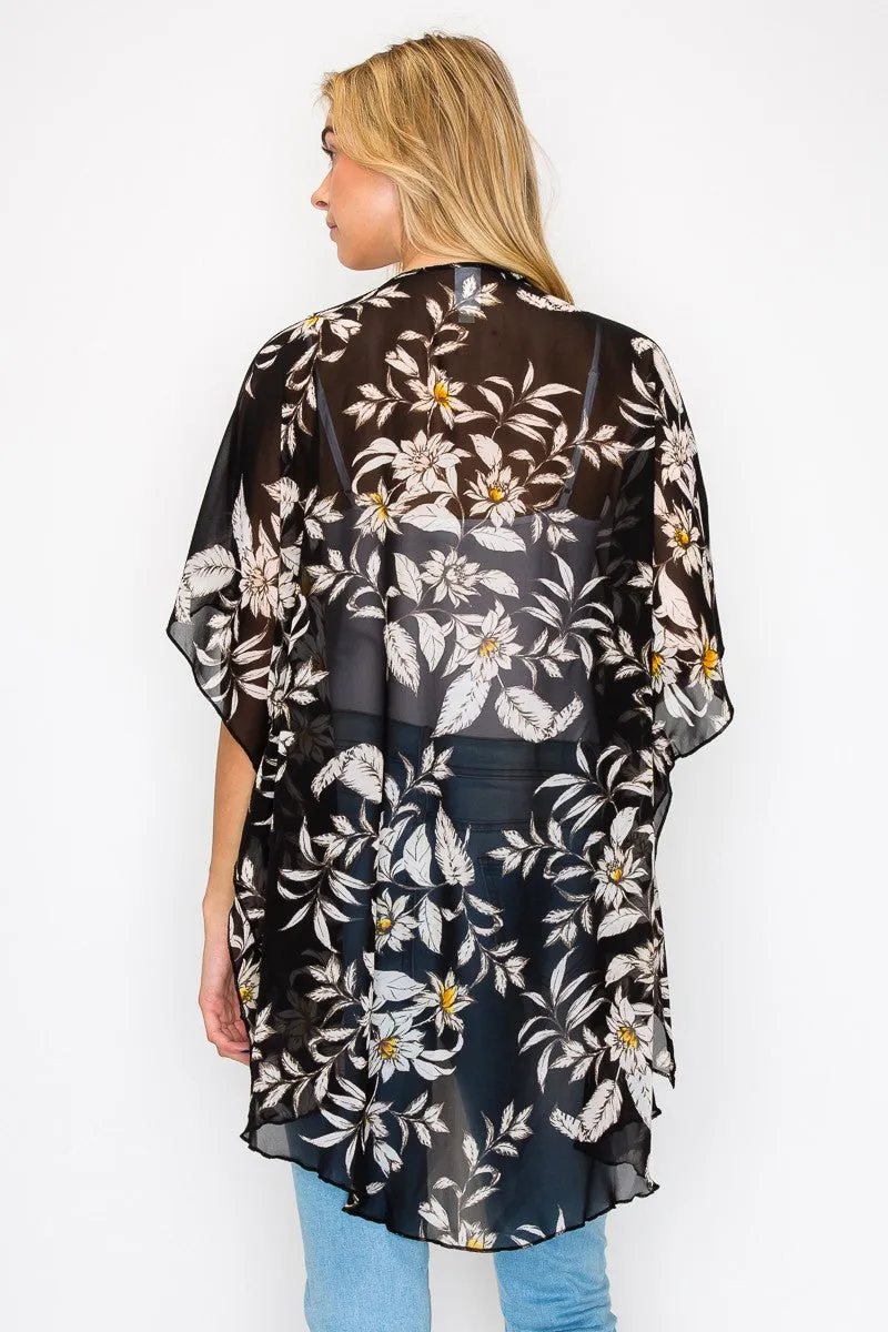 ANNIMAL PRINTED KIMONO CASUAL CARDIGAN