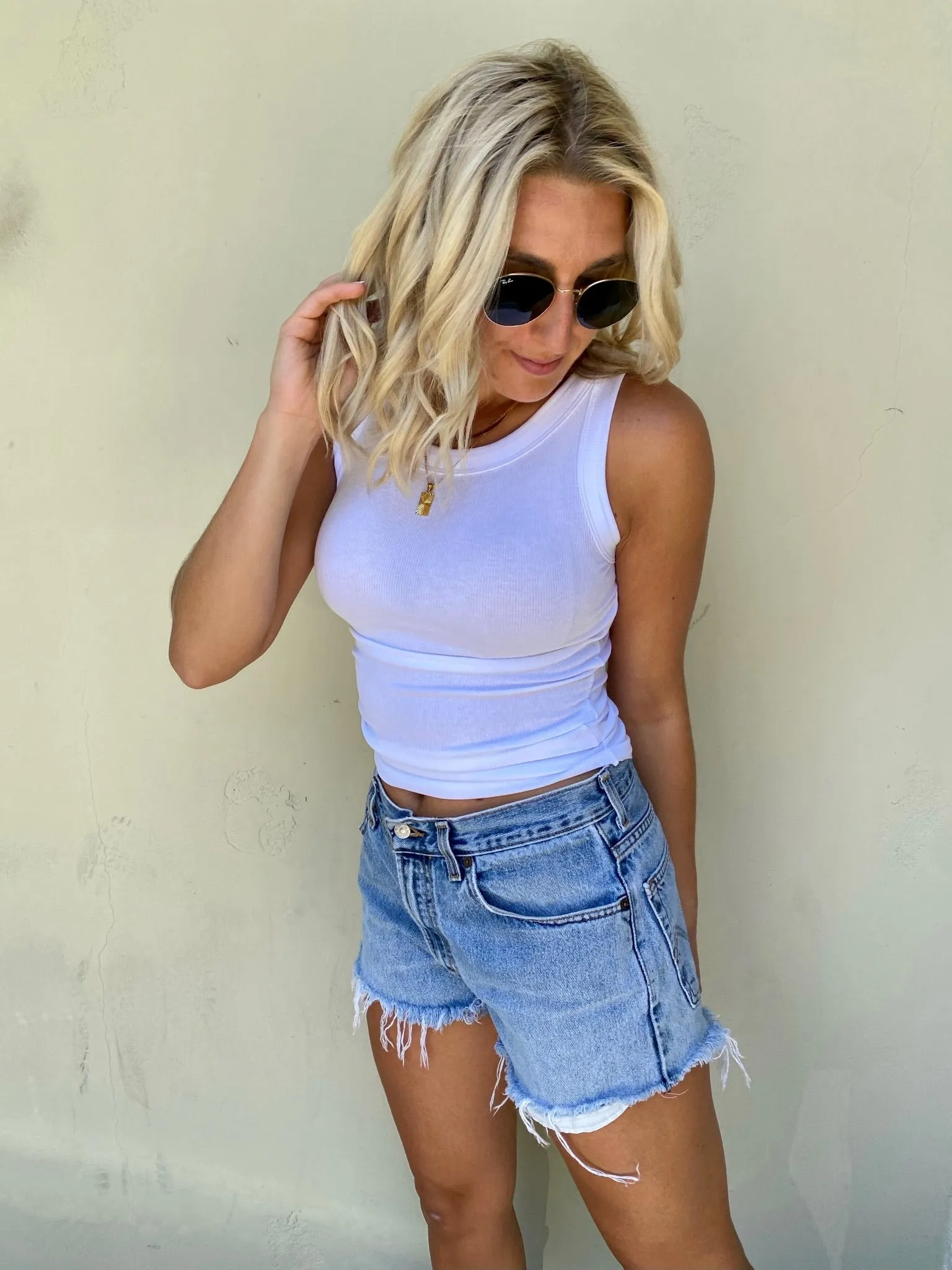 Back to Basics Tank in White