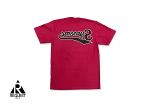 Backwards Tee "Cardinal"