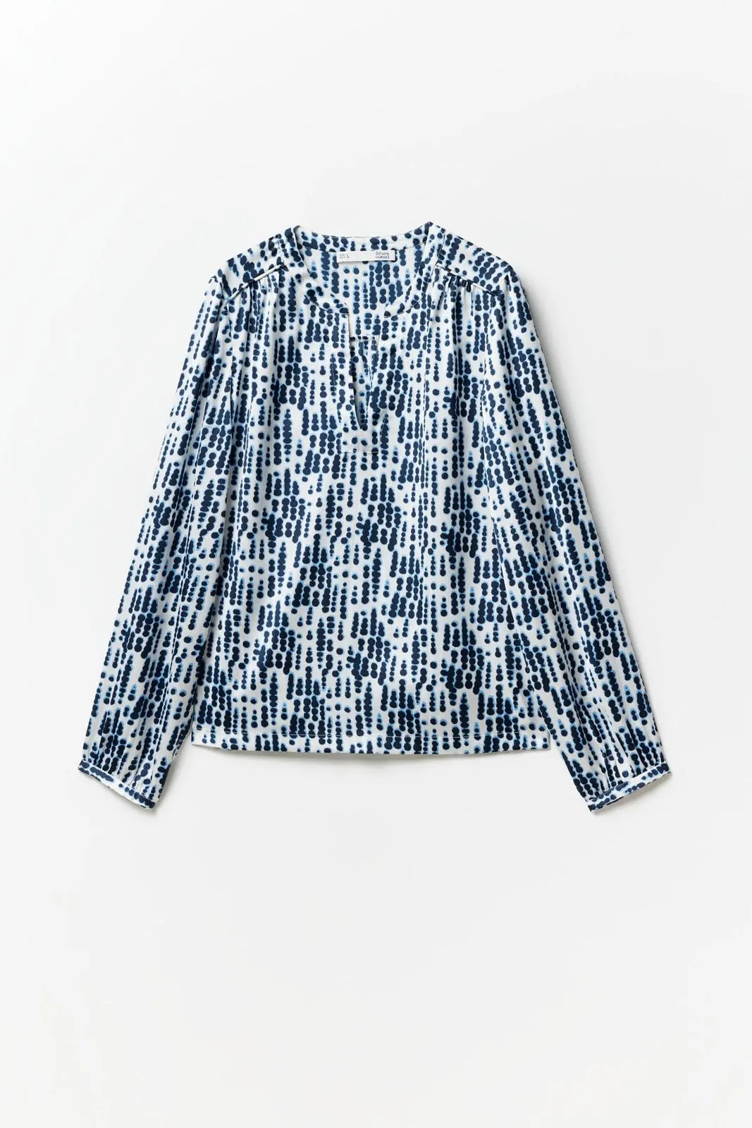 Basic long-sleeved top - Light Blue