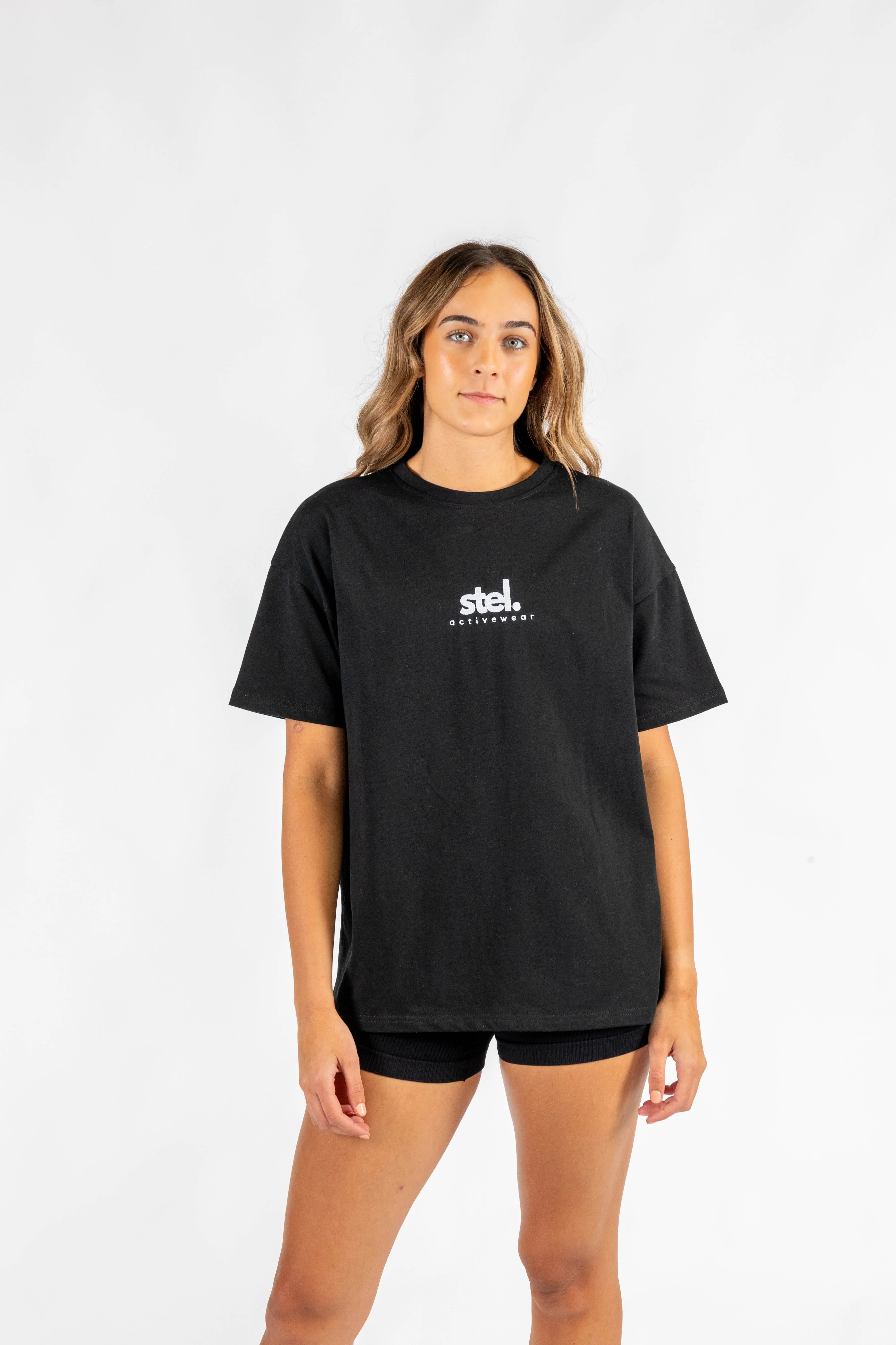 Bonnie Boyfriend Black Tee