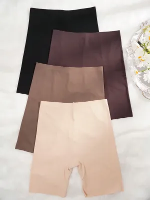 Bragas de Cintura Alta Sin Costuras para Mujer en