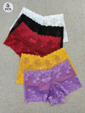 Bragas Sexy de Encaje en Cherry Vibes para Mujeres