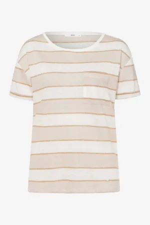 Brax Camille Linen Pocket Tee