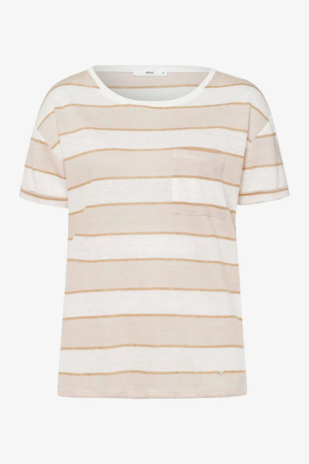 Brax Camille Linen Pocket Tee