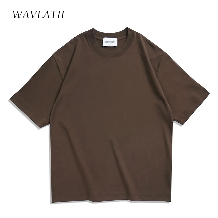 Brown Oversized Summer Tees - Unisex