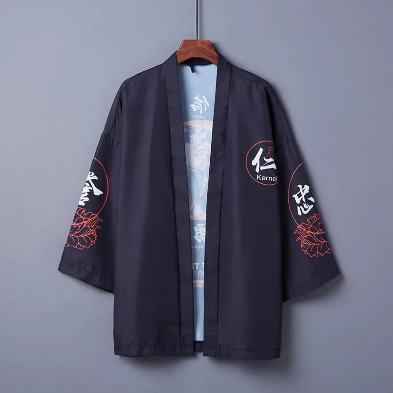 Bushido Samurai Free Size Kimono Shirt