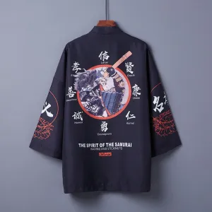 Bushido Samurai Free Size Kimono Shirt