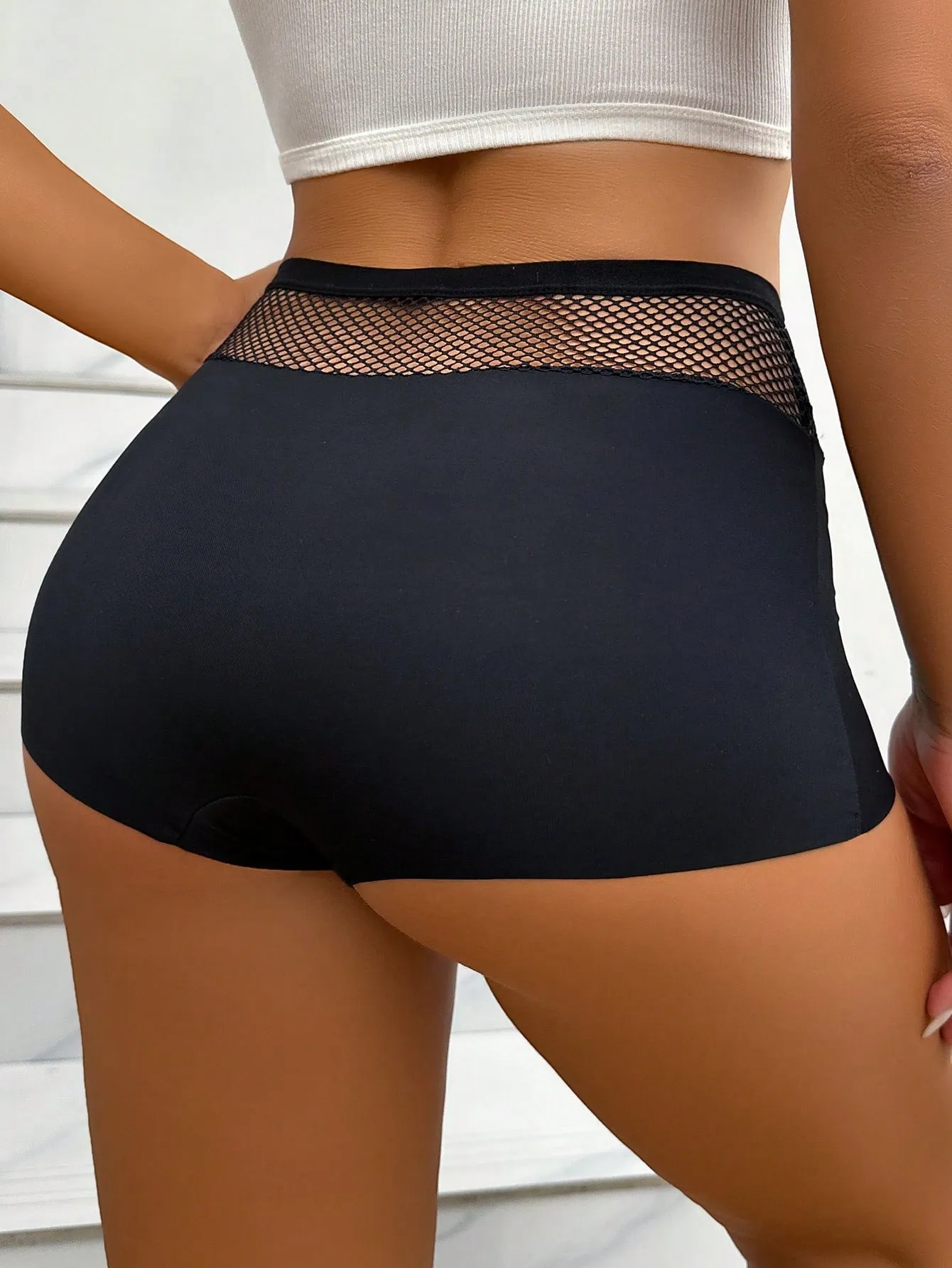 Bóxers Cortos De Red Para Mujer en Cherry Vibes