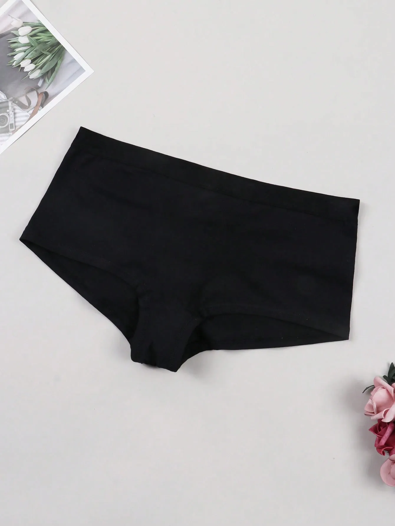 Calzoncillos Hipster Negros para Mujer en Cherry Vibes