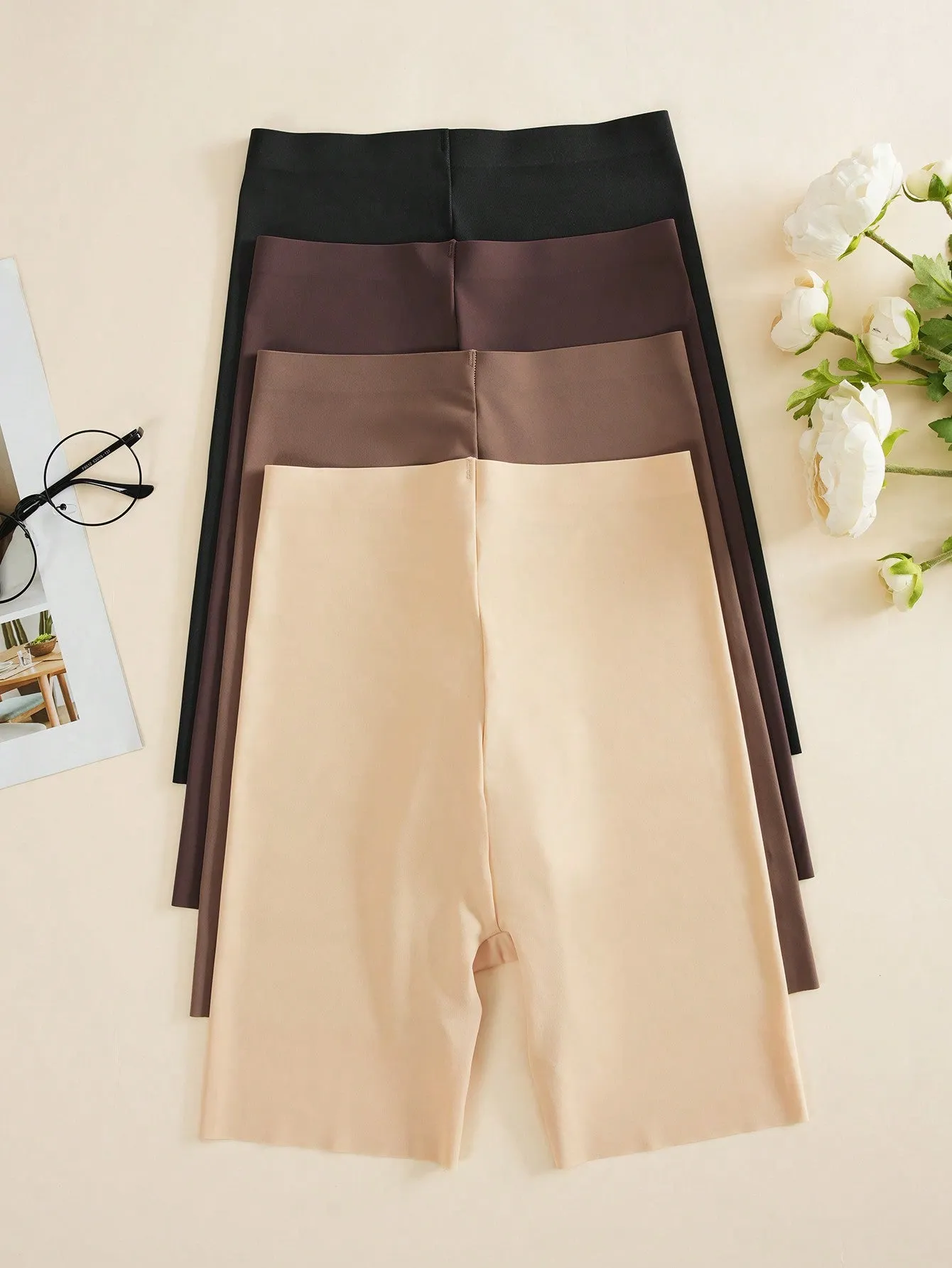 Cherry Vibes: Conjunto de 4 Calzones Sin Costura para Mujeres