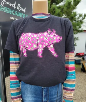 Concho Pig Tee