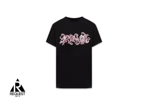 Core Logo Paisley All Over Tee "Black/Red"