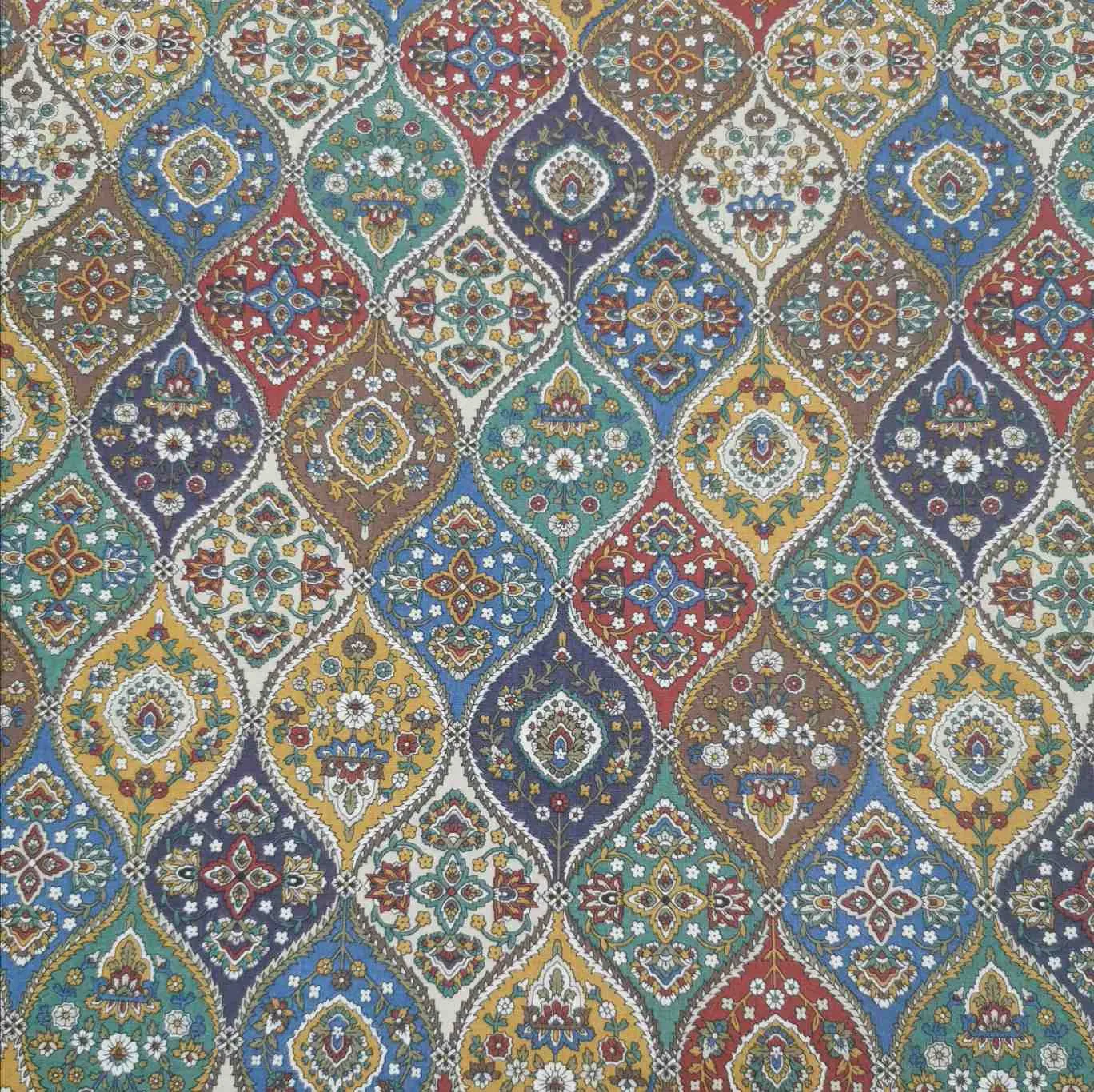 Cotton by Kokka, Autumnal Ogee