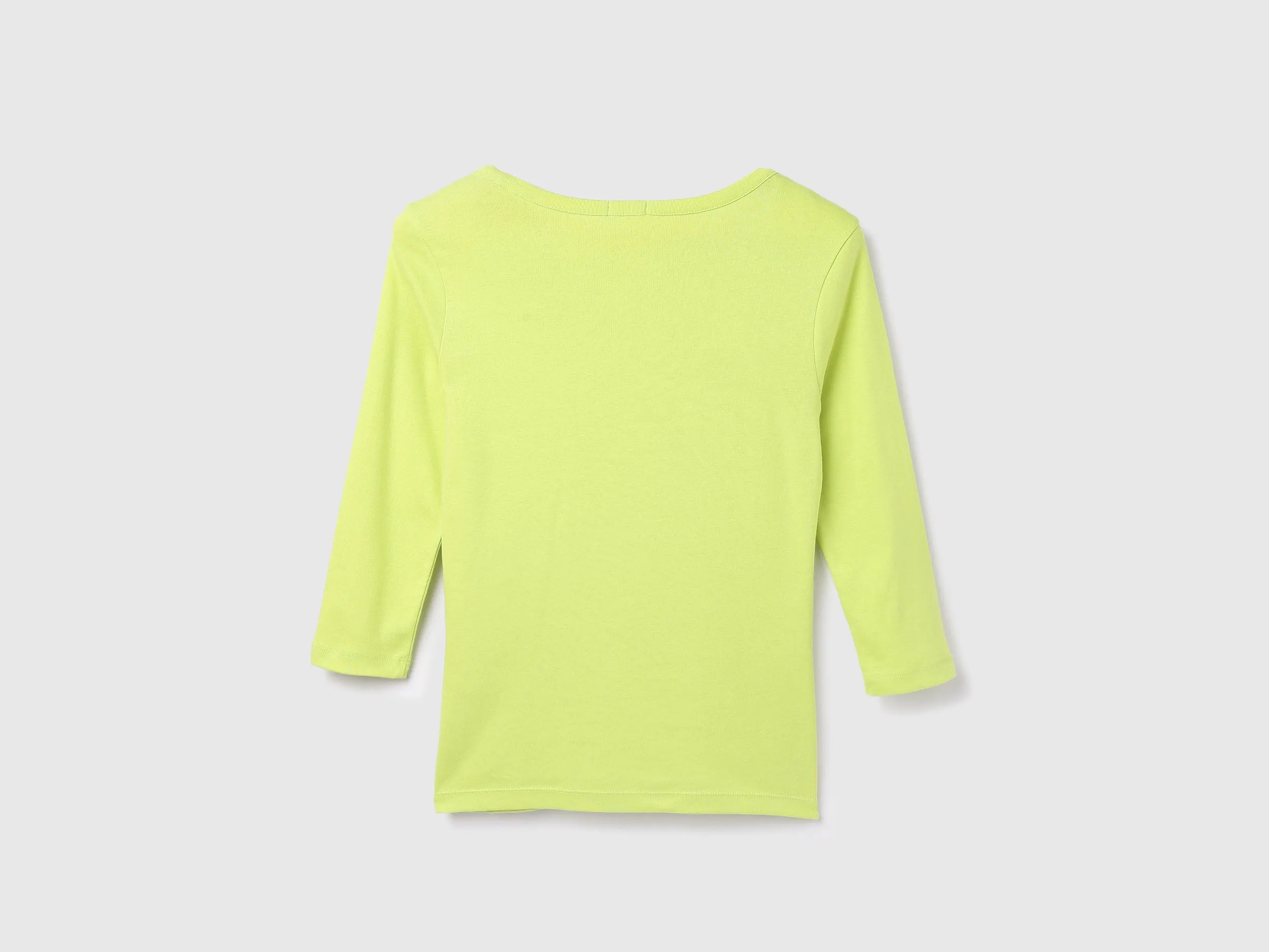 Cotton Solid Round Neck Women Tops