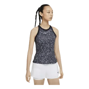 Court Dry Printed Tank White/Black
