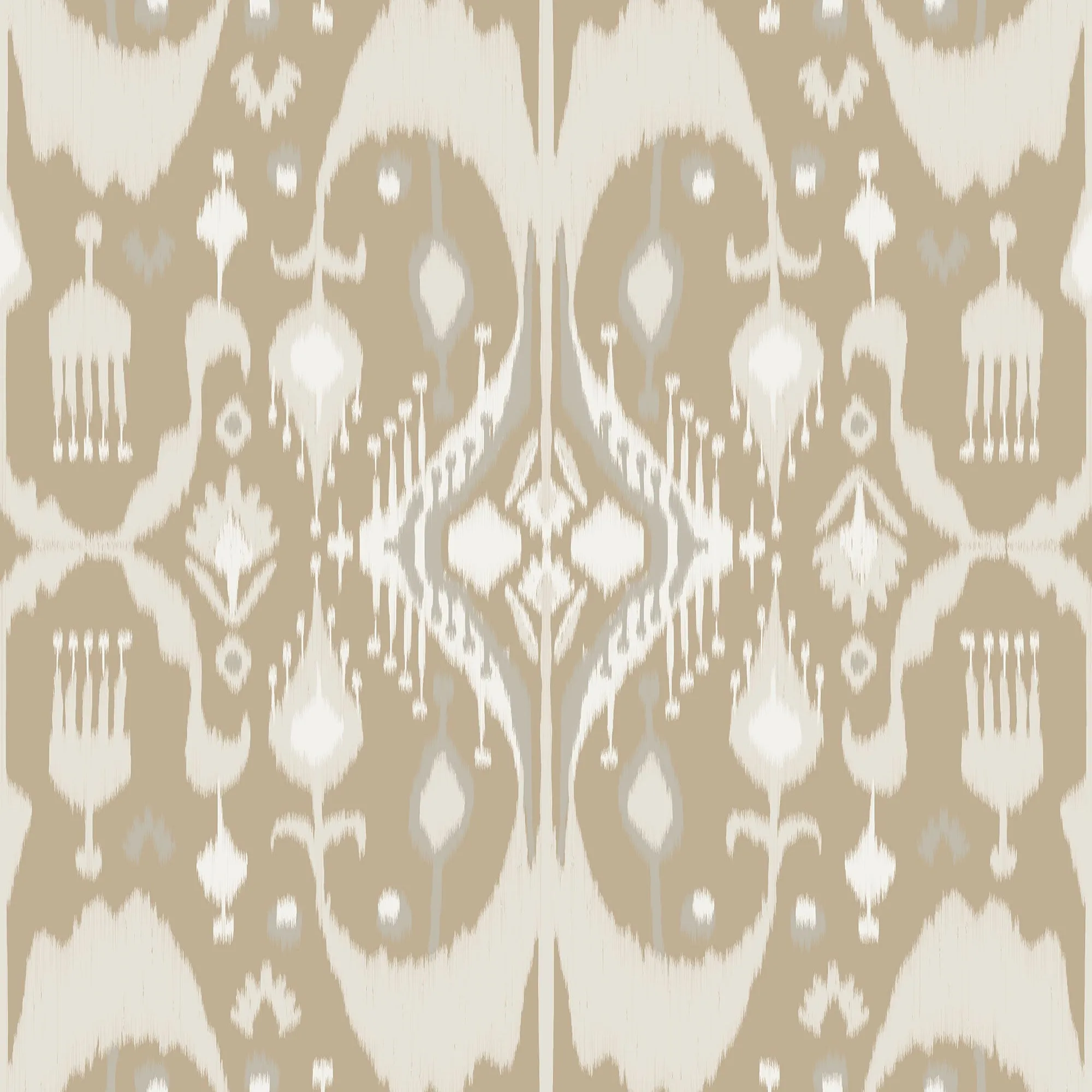 Dana Blouse in Taupe Ikat