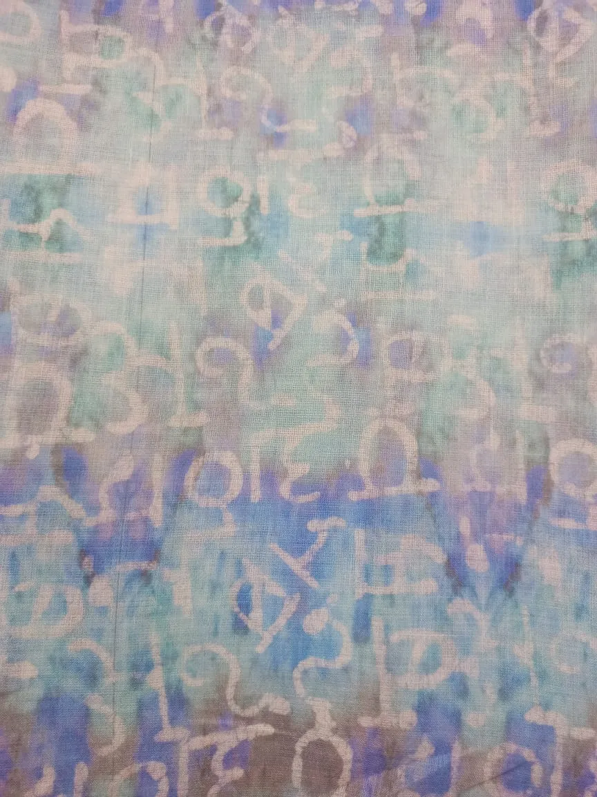 Digital Printed Linen Jute Soft Cotton Fabric