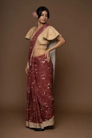 Diverse Identities Linen Sari