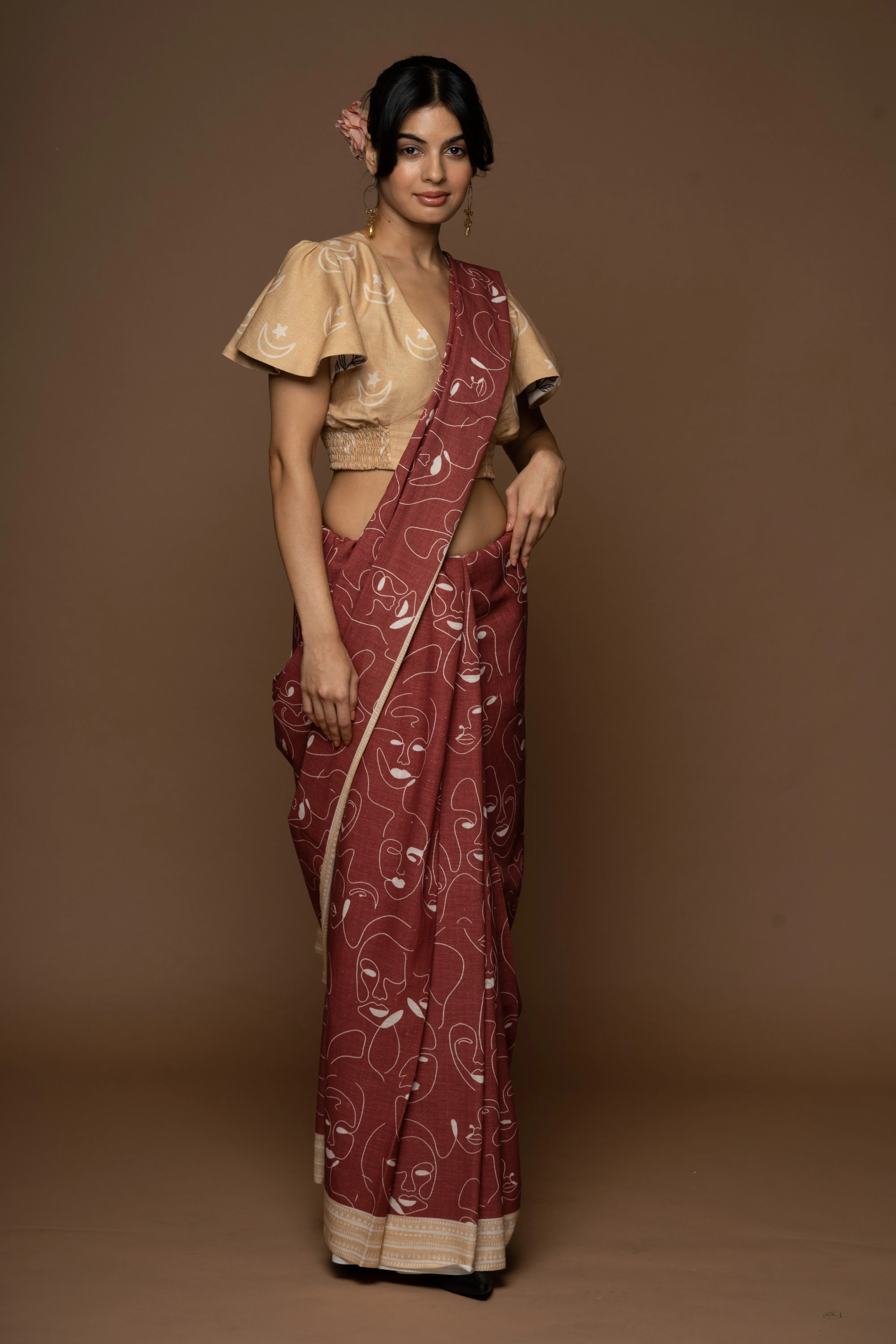 Diverse Identities Linen Sari