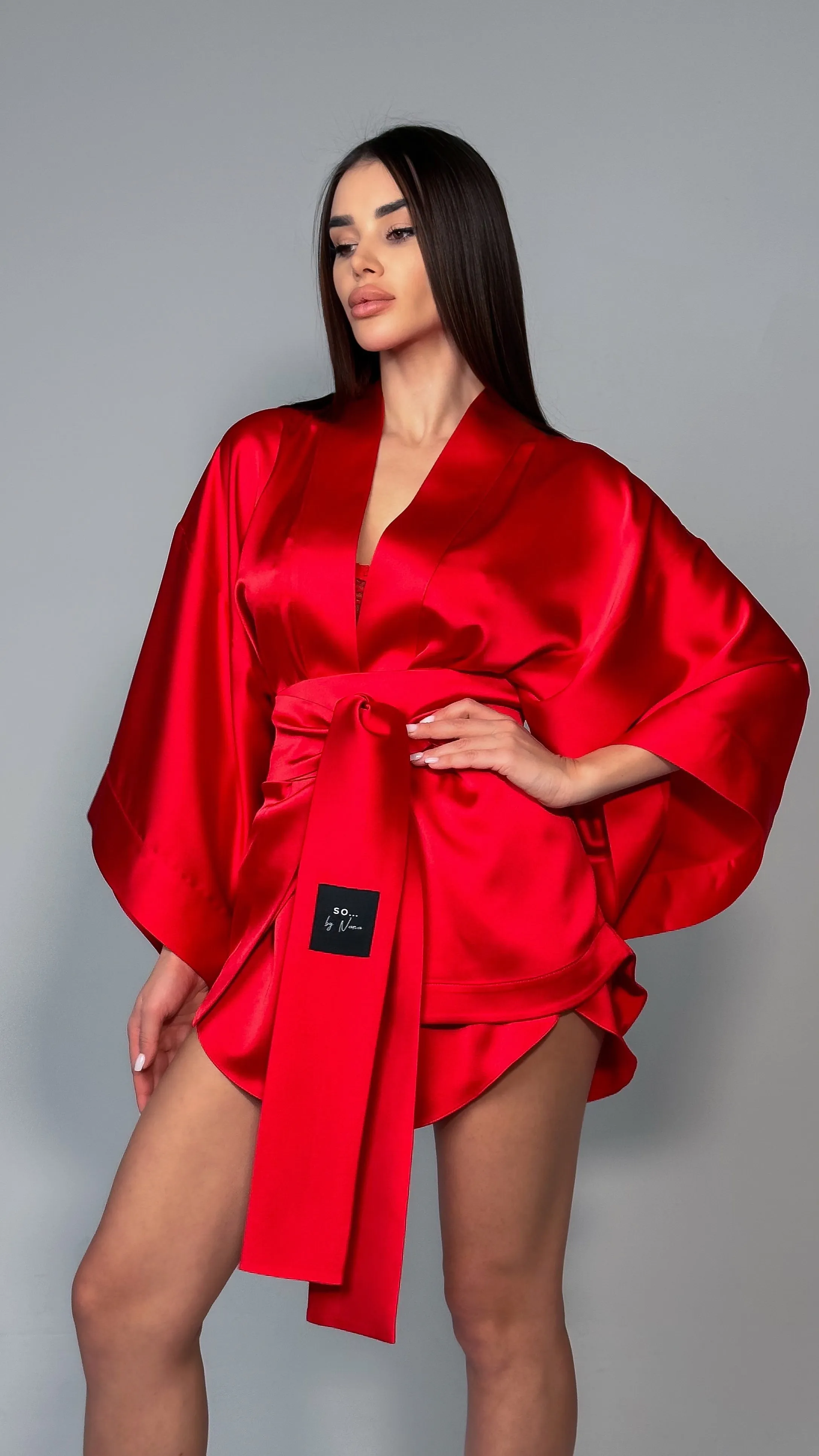 Elegant Satin Suite Red