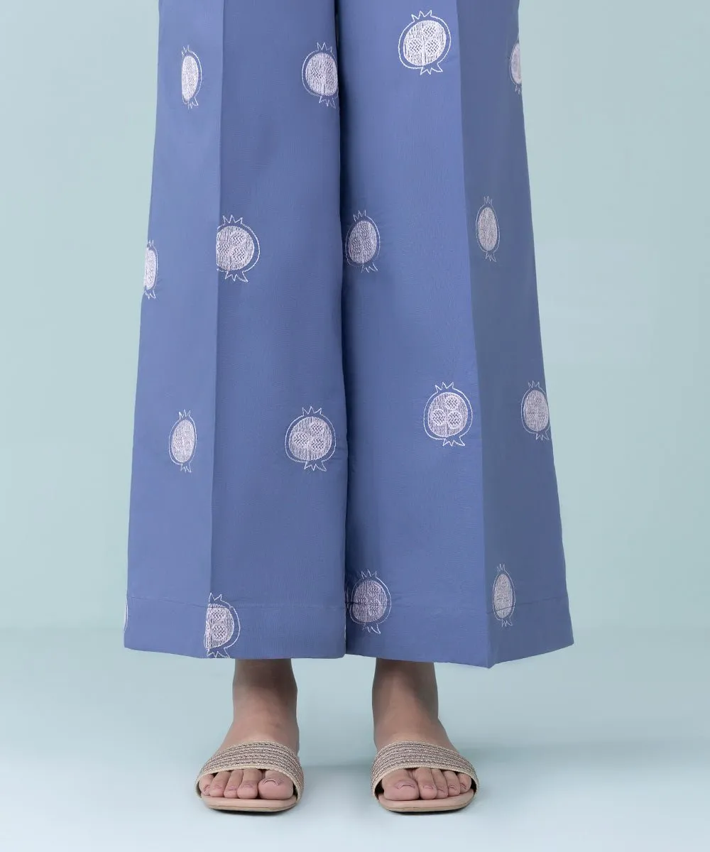 Embroidered Cambric Culottes