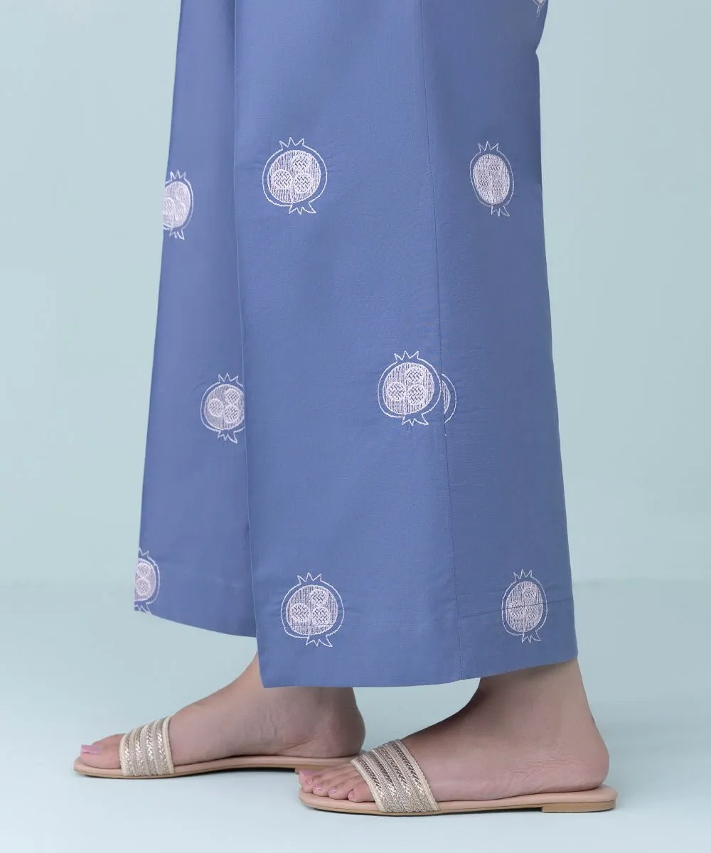 Embroidered Cambric Culottes