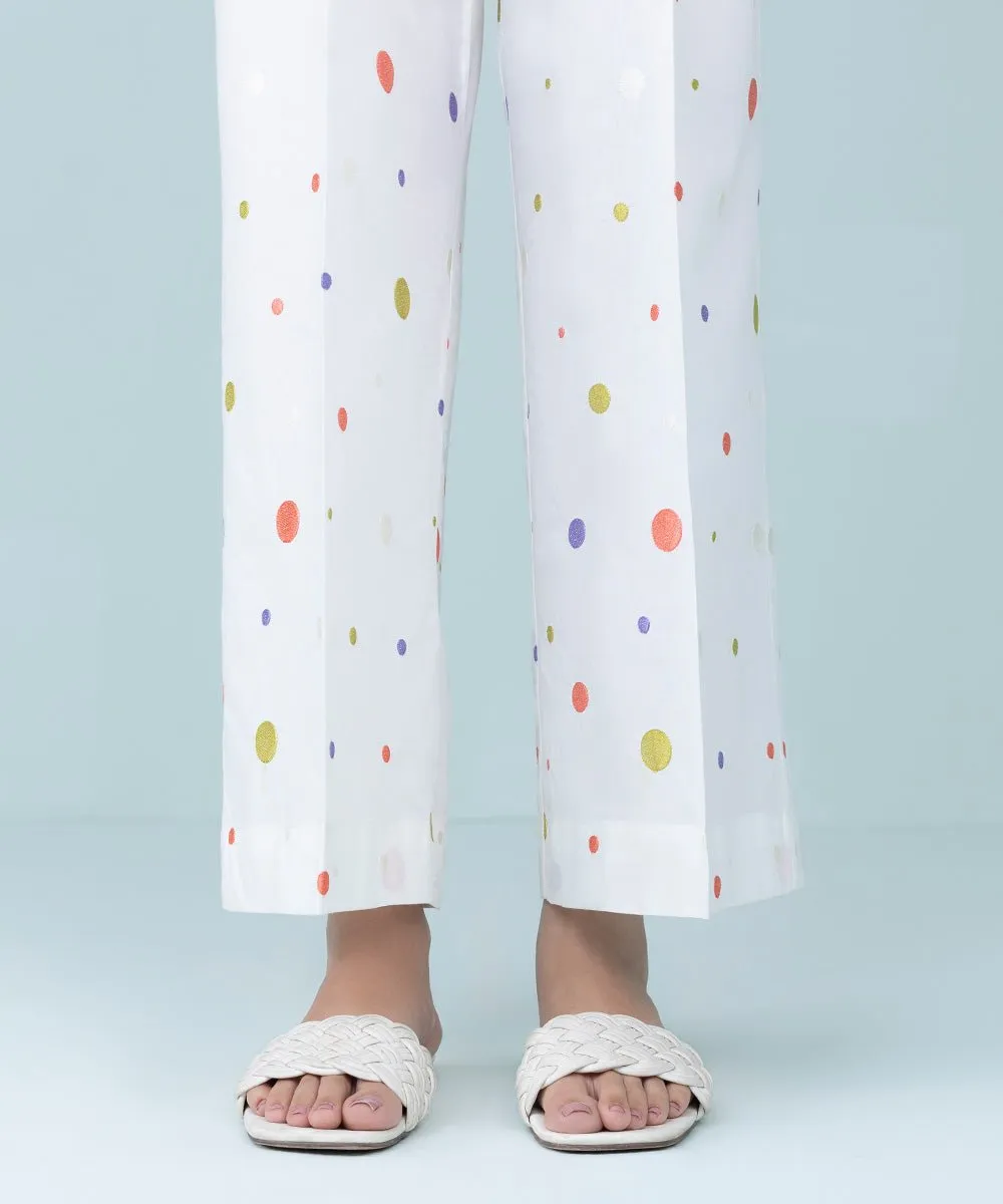 Embroidered Cambric Culottes