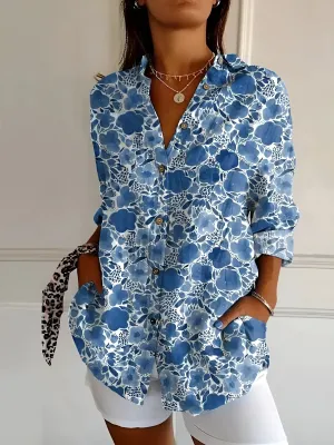 Emma™ | Stylish Blouse with Playful Patterns