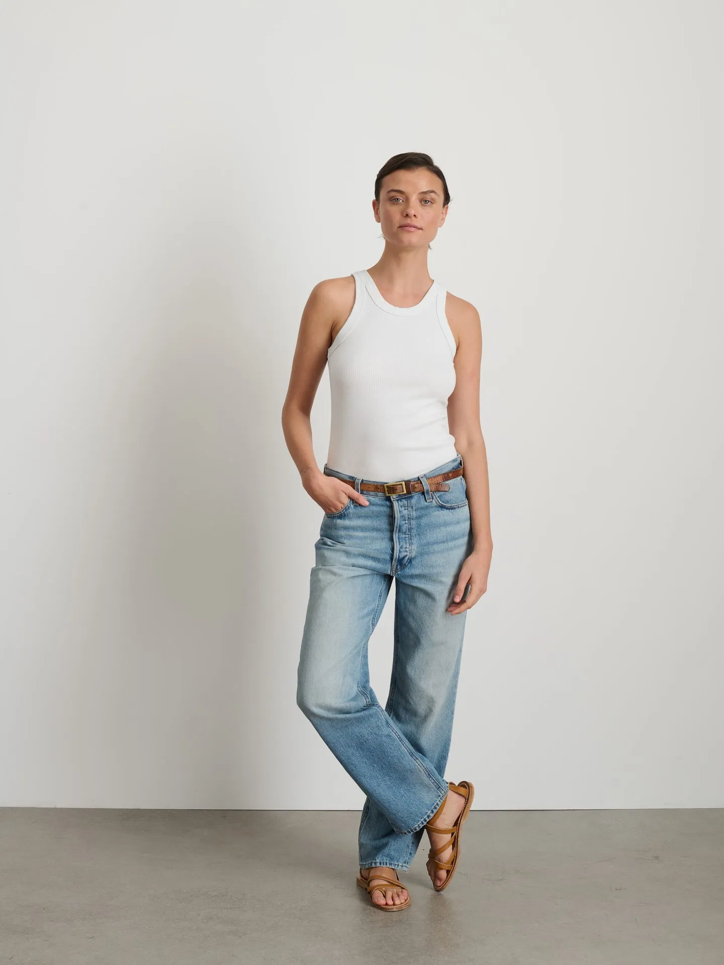 Everyday Rib Tank - Sea Salt