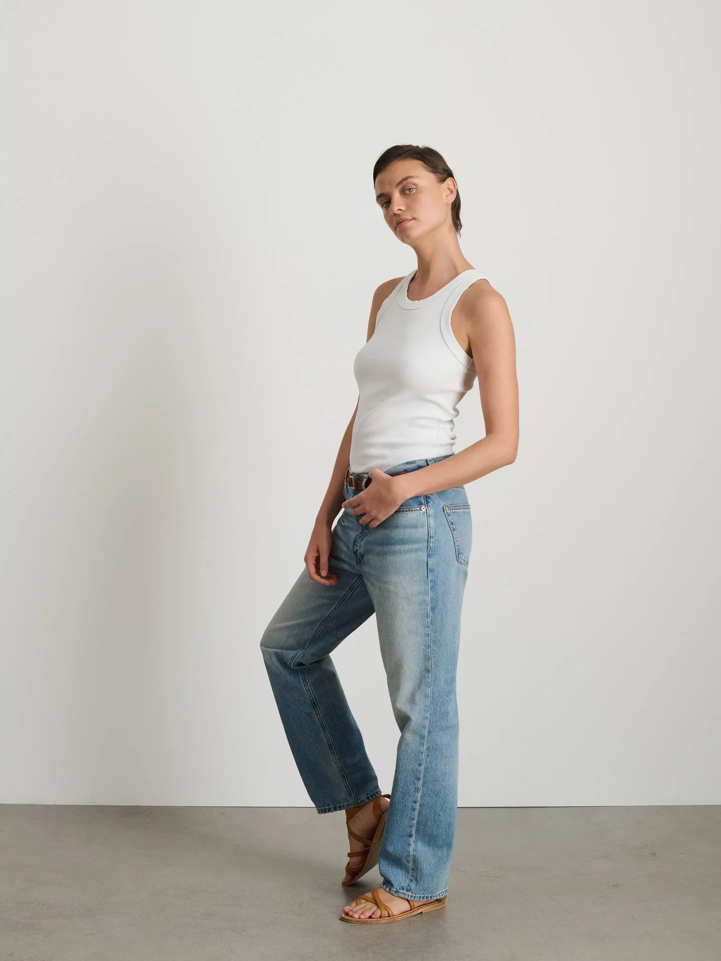 Everyday Rib Tank - Sea Salt