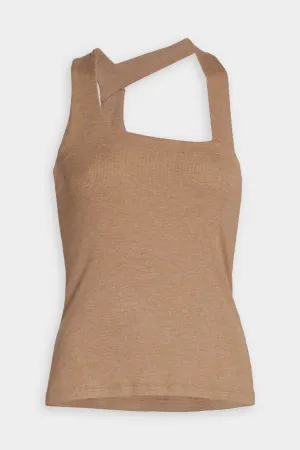 Flaxeley Rib Tank in Mushroom