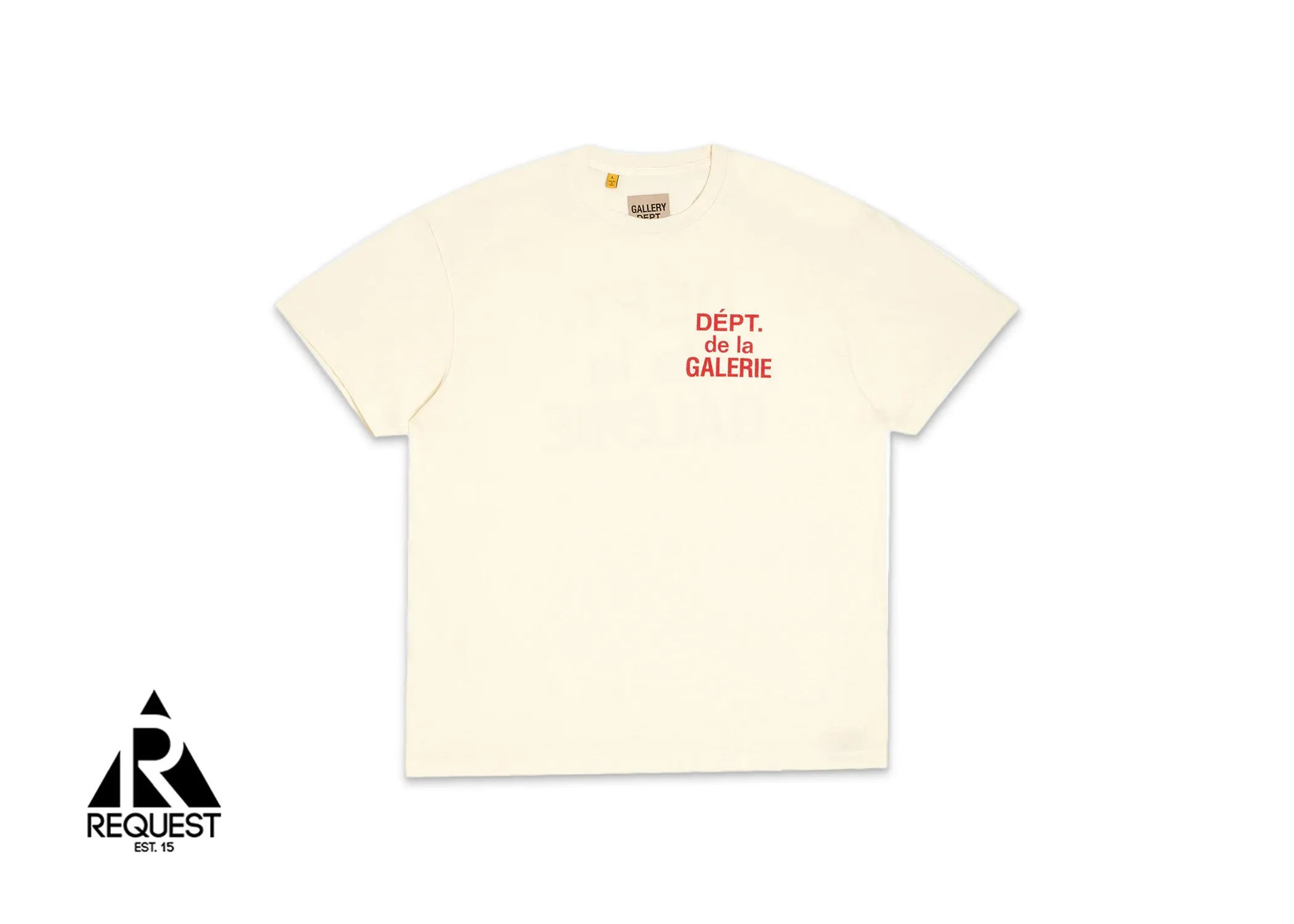 French Logo Tee "Cream"