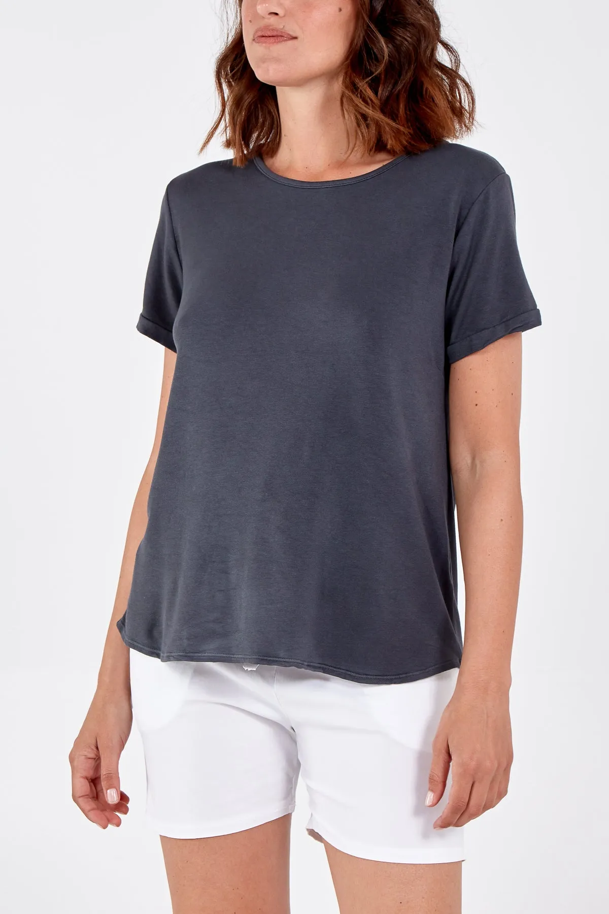 French Terry Super Soft Basic T-Shirt