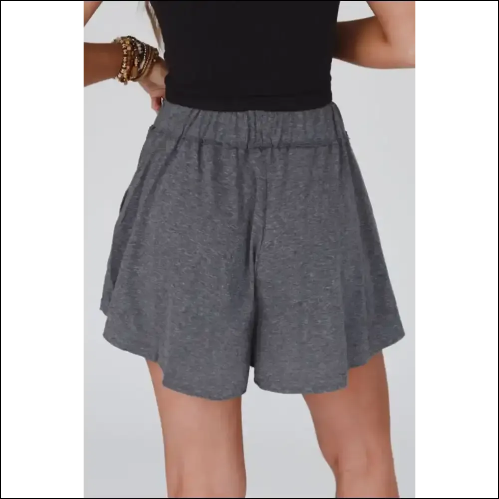 Gray Elastic Waist Culotte Shorts: Needful Things for your  Fabulous Butt 🍑