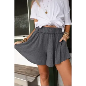 Gray Elastic Waist Culotte Shorts: Needful Things for your  Fabulous Butt 🍑