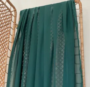 Green Chiffon Fabric