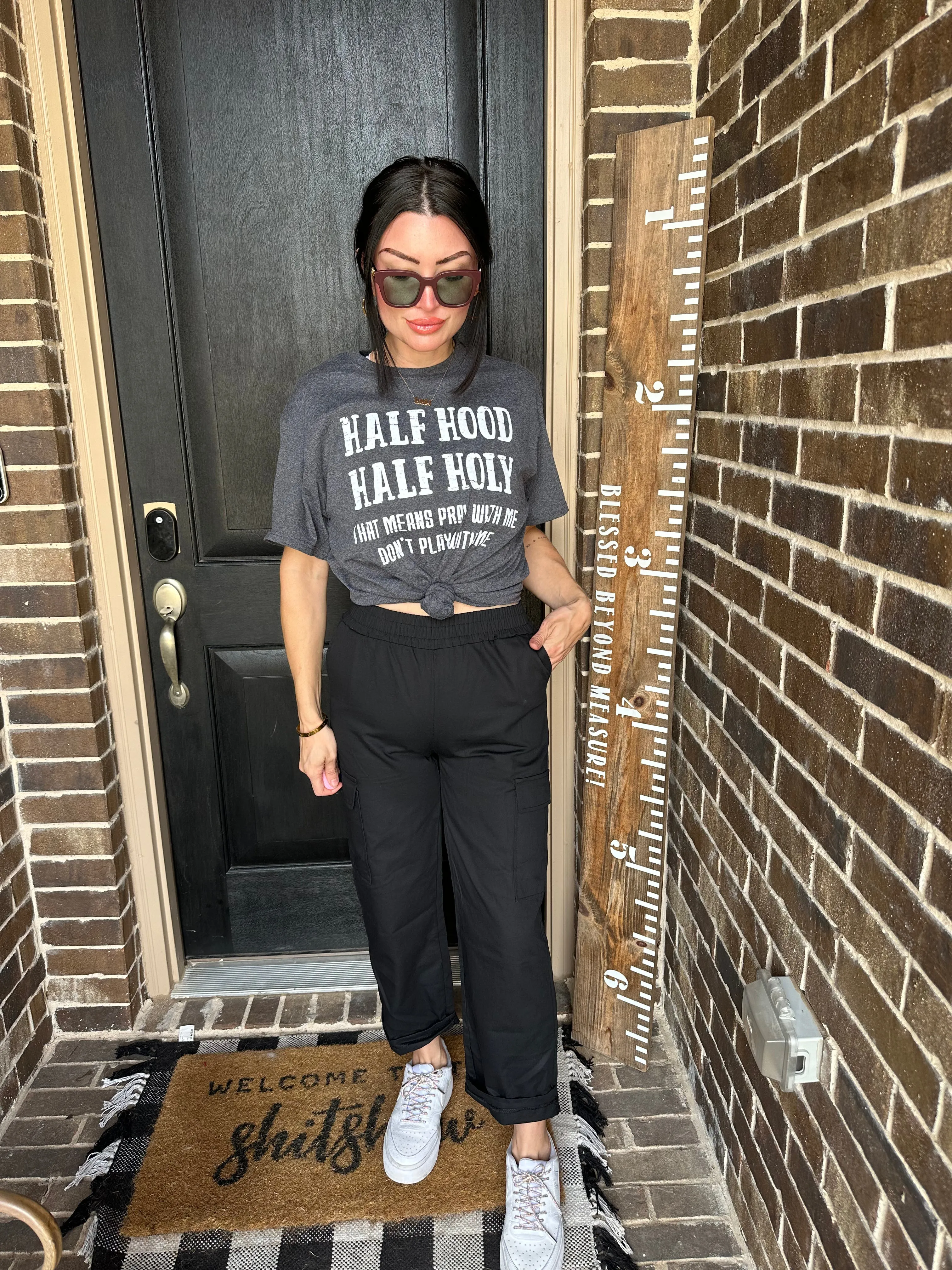 Half Hood Half Holy Tee