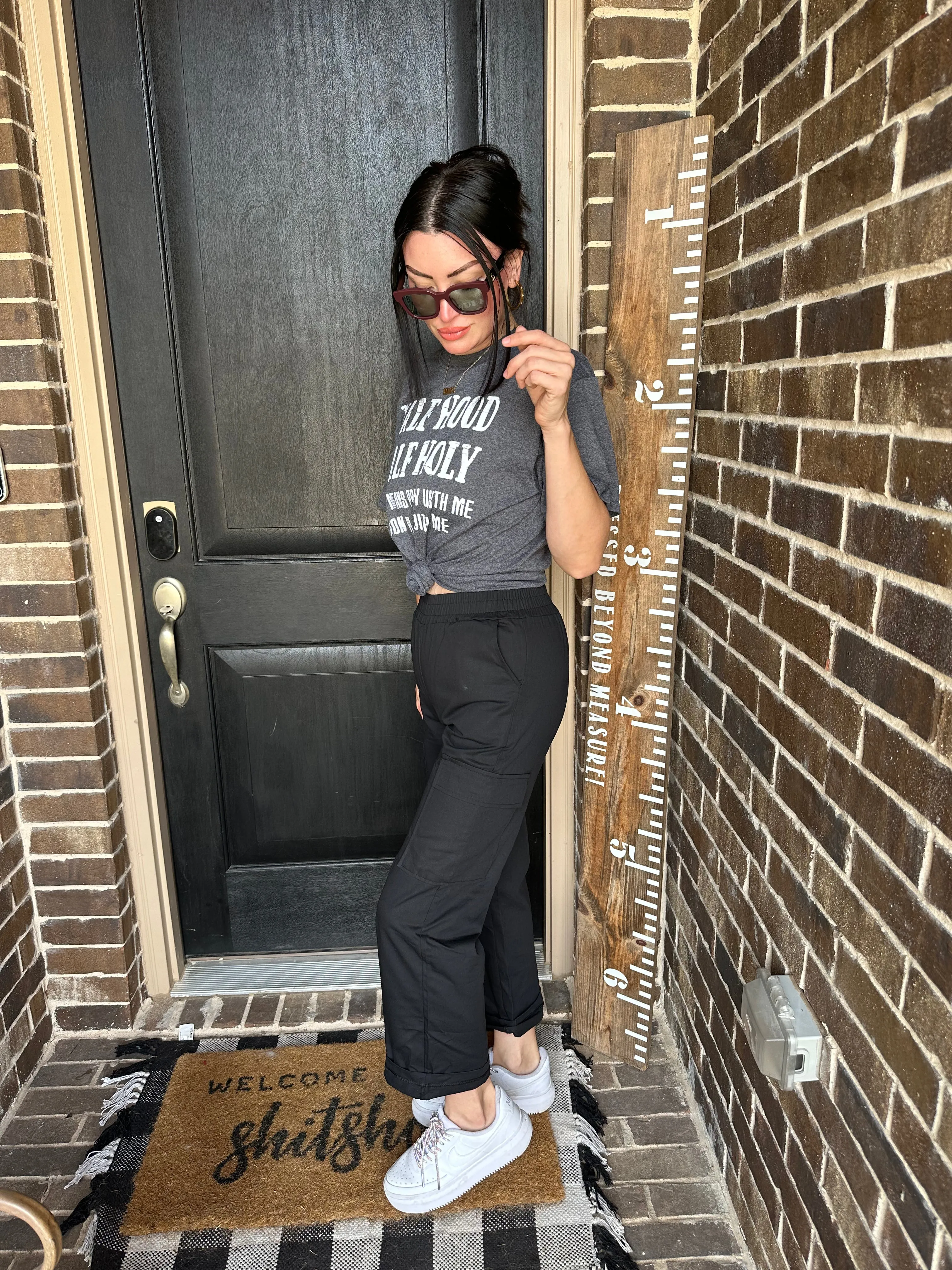 Half Hood Half Holy Tee