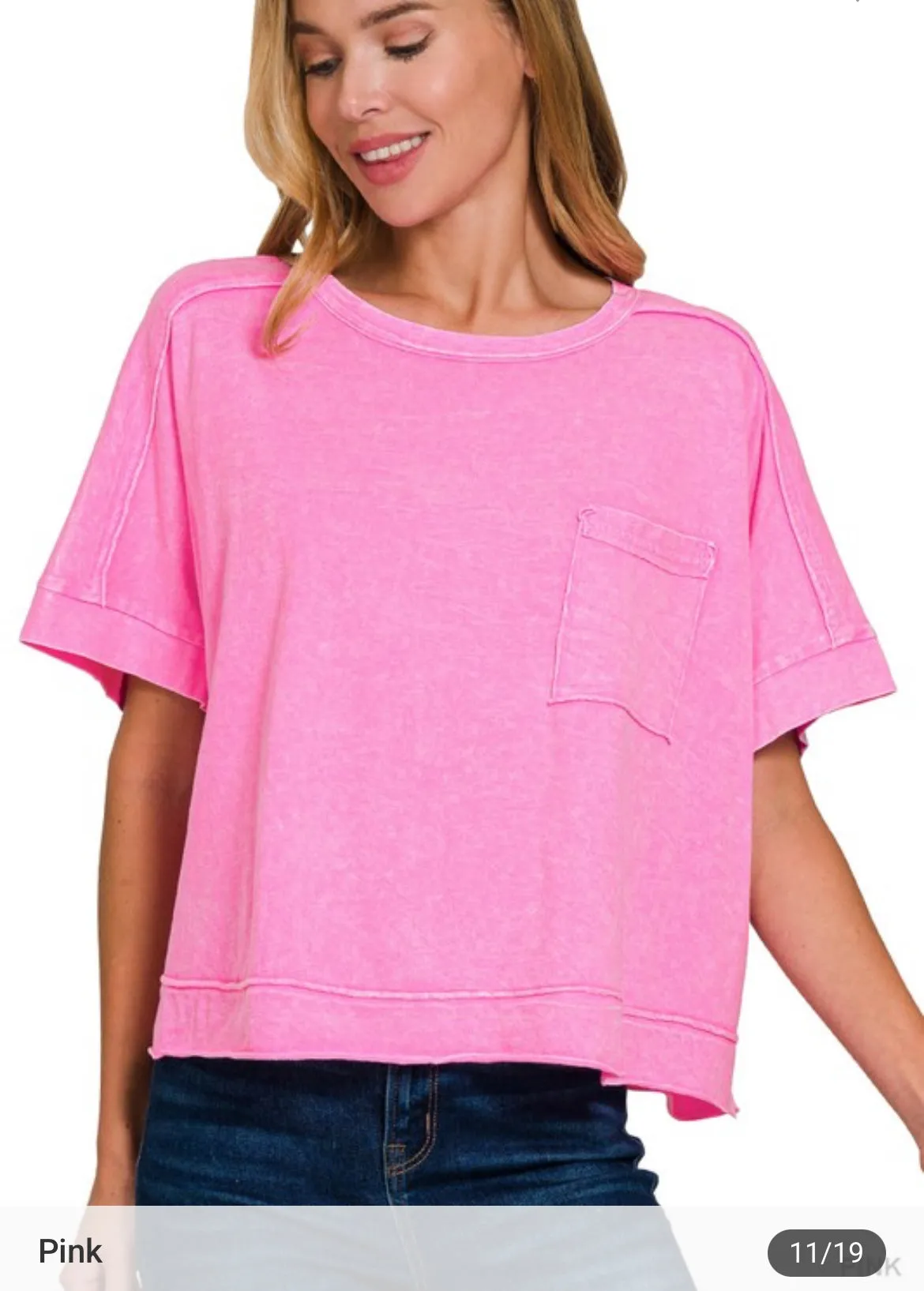 Halo oversized box tee